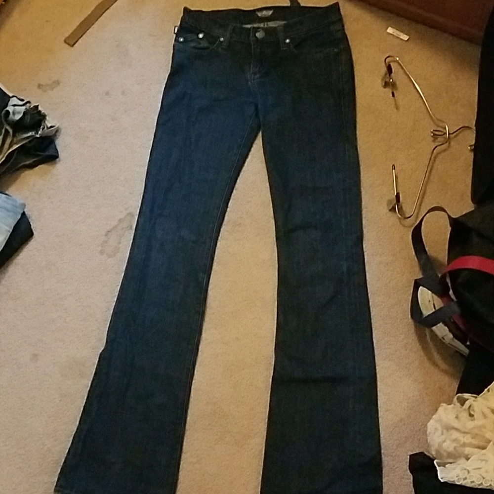 Jeans with detailing on back pockets