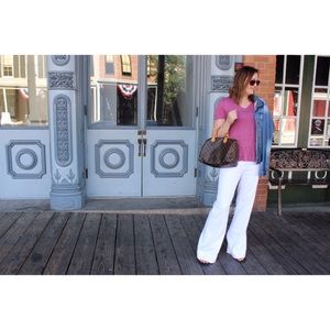Violet Linen Vince. Shirt