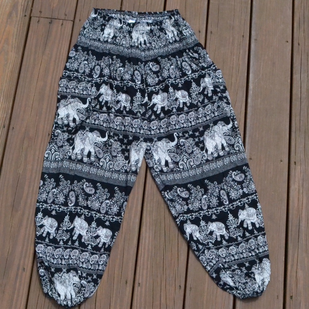 Black Elephant Pants