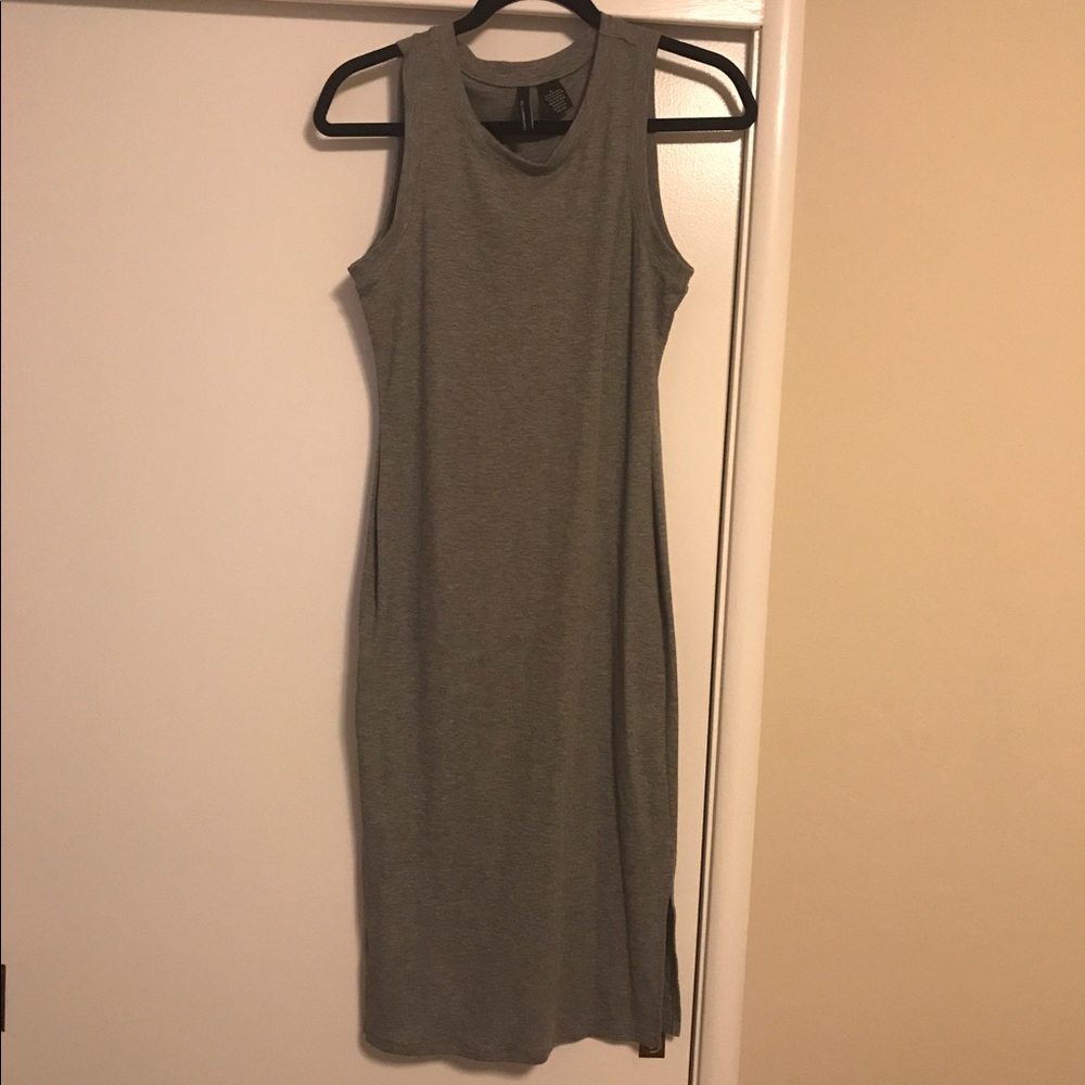 Grey bodycon dress