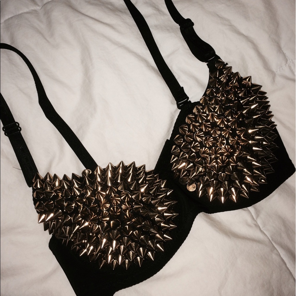 Spiked & Studded Bra - SOLD