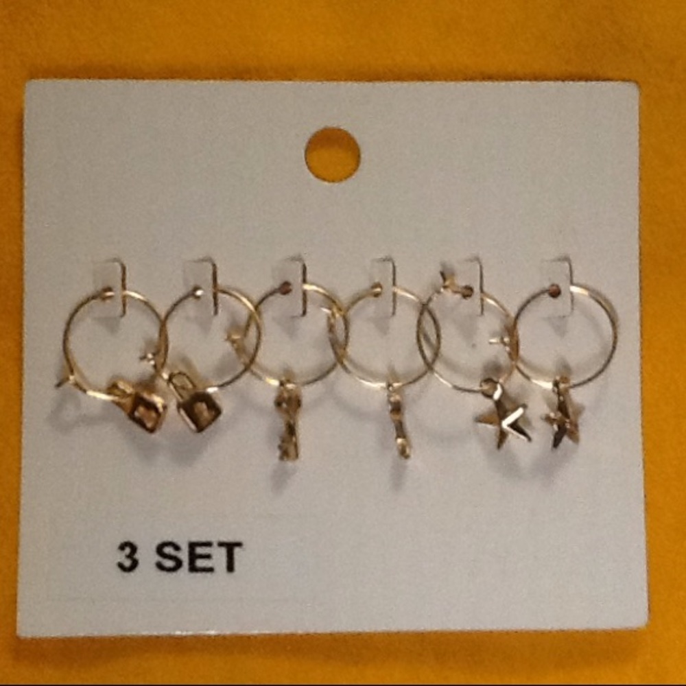 H&M 3 earring set