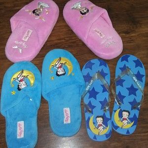 Betty Boop xl 9-11 Slippers ans Flip Flops