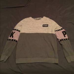 Victoria Secret/ Pink crew neck top
