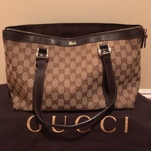 Authentic Classic Gucci Tote