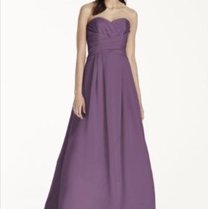 Davids bridal Wisteria dress strapless