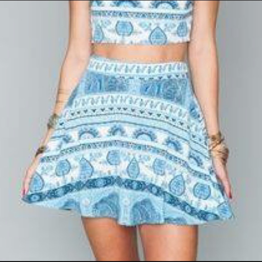 SMYM Camille Skirt Boho Blue
