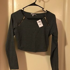 Long Sleeve Crop Top