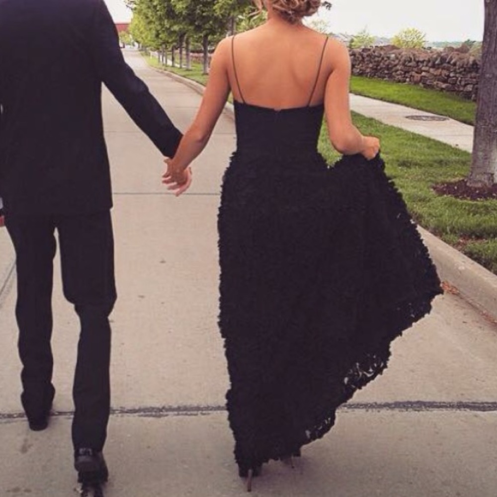 Black formal dress