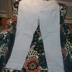 Womens Old Navy pin striped ankle length pants