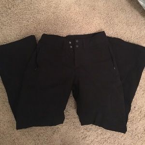 Black womens Columbia ski snowboard pants