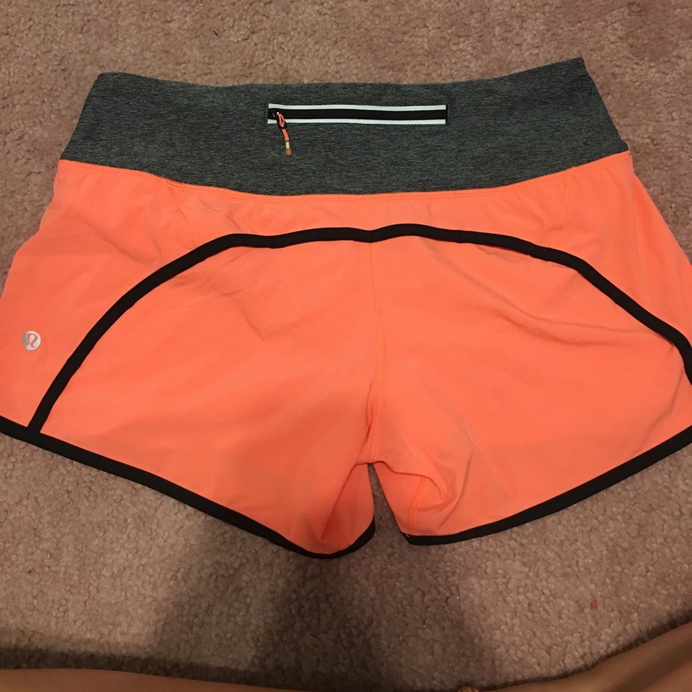 Lululemon Coral Athletic Shorts