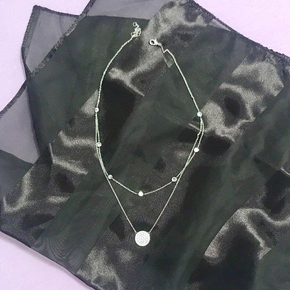 Layered Crystal Necklace