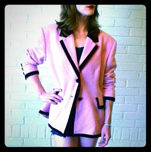 Escada Wool Angora Cashmere Velvet Blazer Jacket