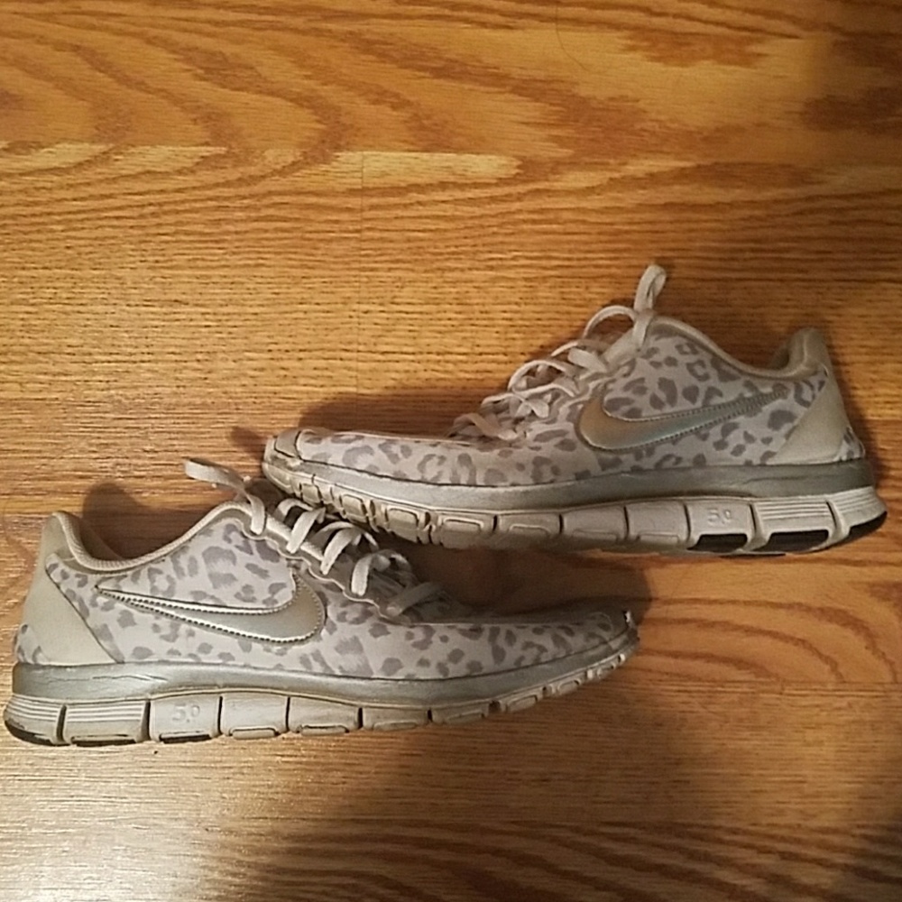 White Cheetah Prinr Nikes