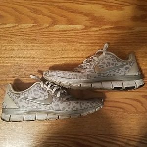 White Cheetah Prinr Nikes