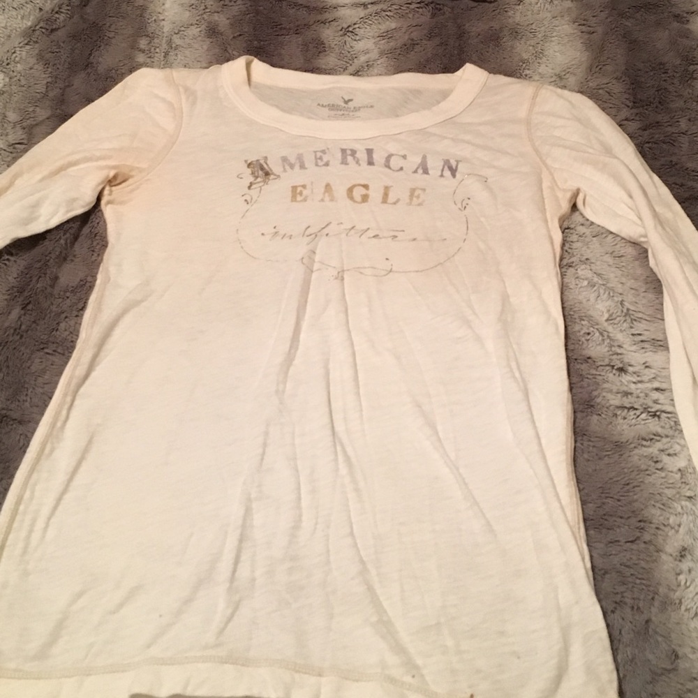 American Eagle Outfitters logo long sleeve t-shirt