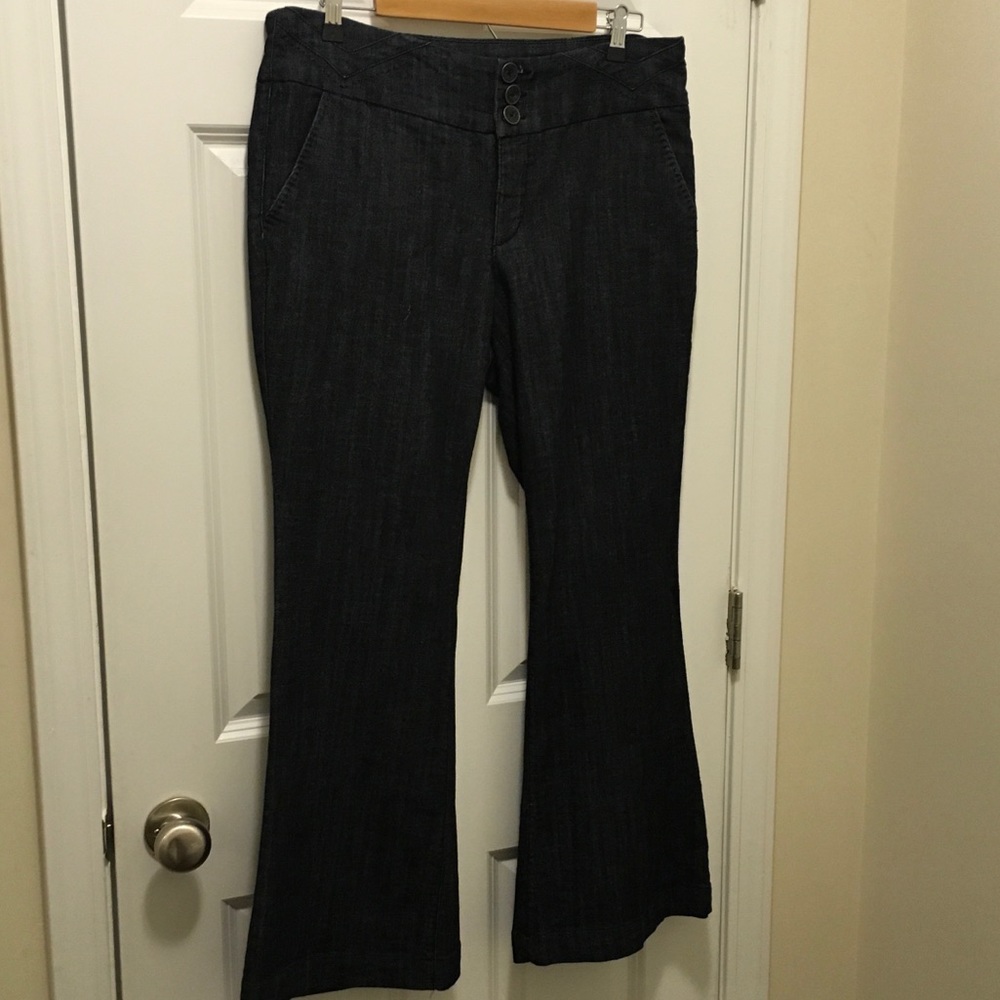 Size 13/14 denim boot cut trouser pant