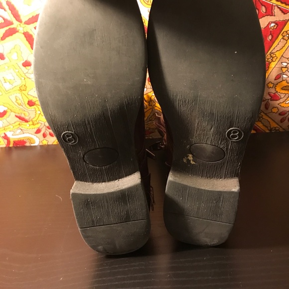 Madden Girl Brownish Red Combat Boots - Picture 6 of 6