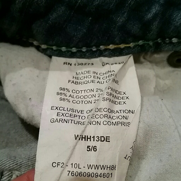 Rock 47 Cut off denim shorts w/cute pockets-5/6 - Picture 4 of 4