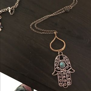 ✨Donated✨lucky Brand Hamsa Long Necklace
