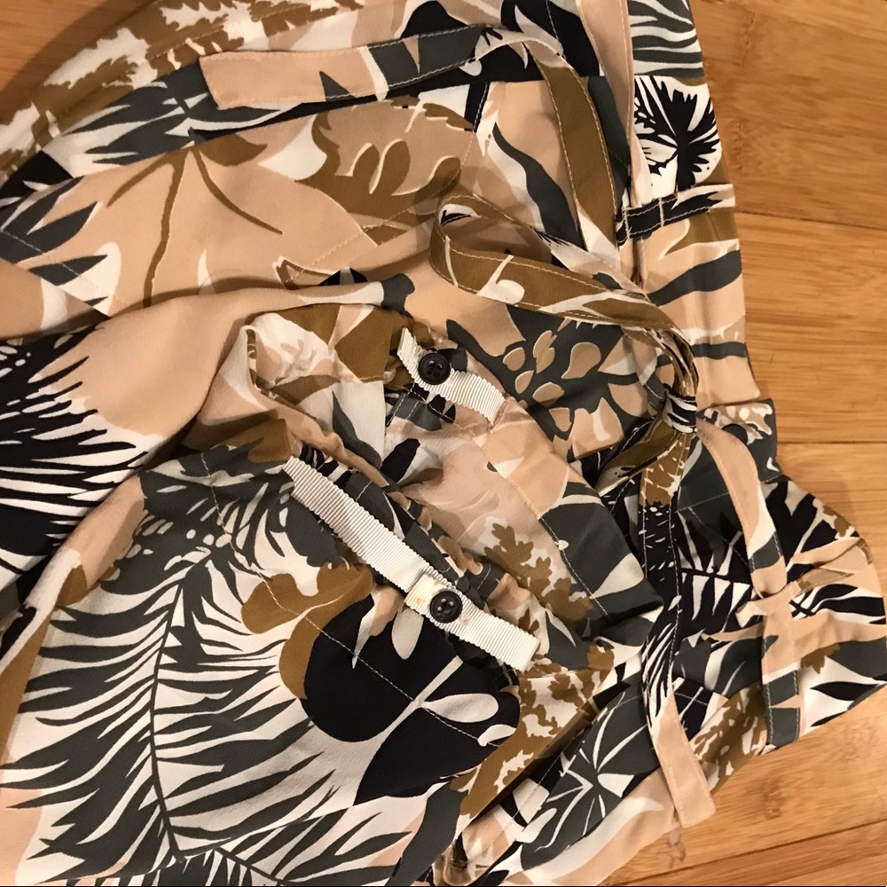 🆕rag & bone tropical floral print 100% silk pant - Picture 8 of 8