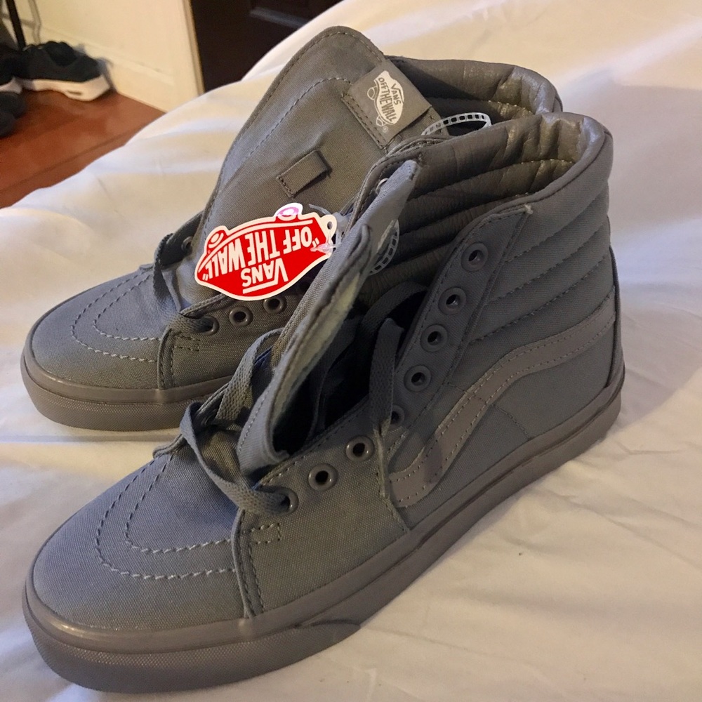 SOLD on Mercari/Gray Sk8 Hi's
