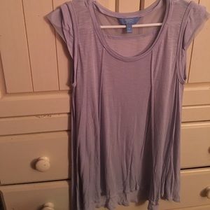 Lavender short sleeve shirt