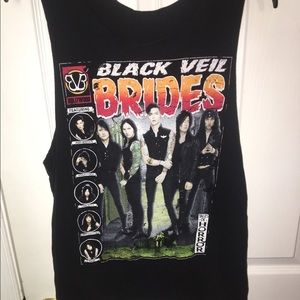 Black veil brides band tank