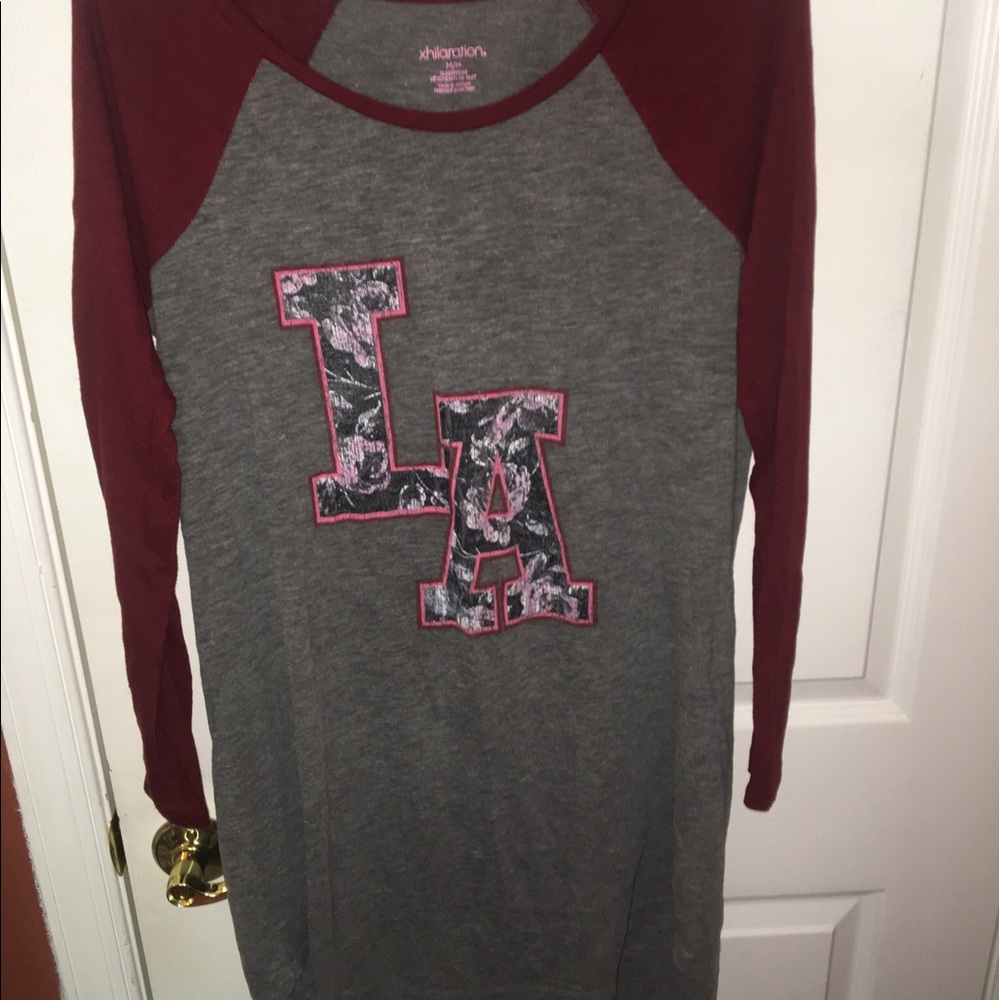 LA pajama shirt dress