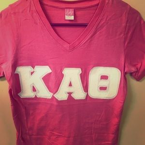 Kappa Alpha Theta Stitched Letter Shirt KAO