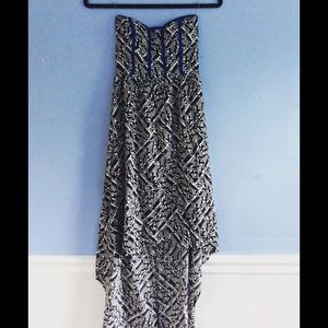 Strapless summer dress