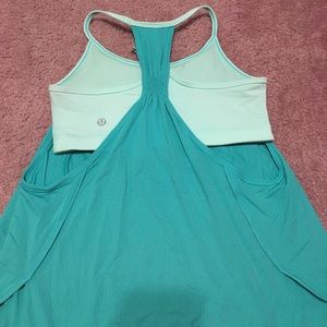 Lululemon Athletic Cut-Out Tank with Built in Bra