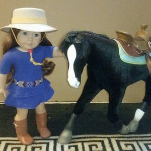 American Girl Saige with Horse