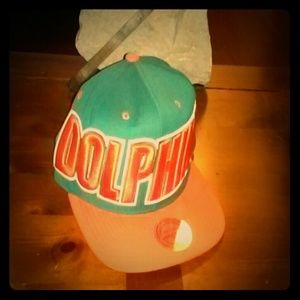 Miami Dolphins Bold Print Snapback!