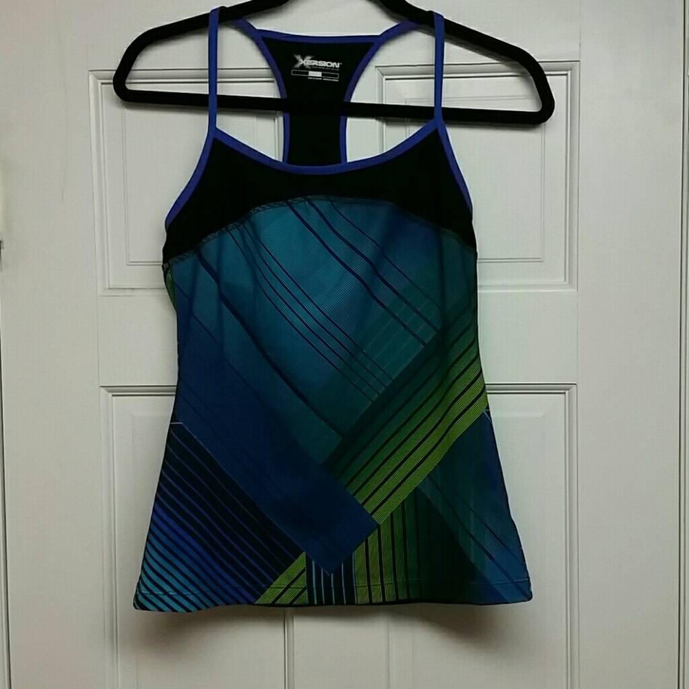 Racerback athletic tank top