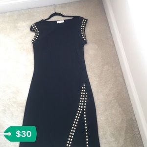 MK GOLD STUD BODYCON DRESS