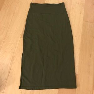Guess bodycon midi length skirt