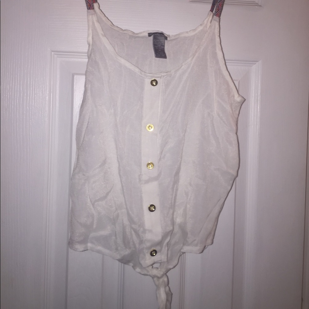White tank top