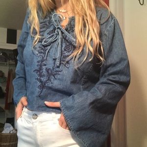 Awesome Vintage Denim Top