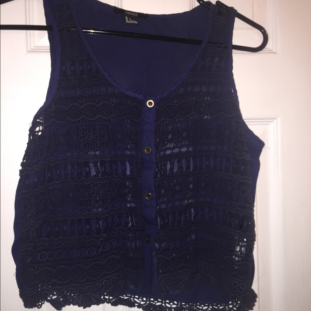 Lace tank