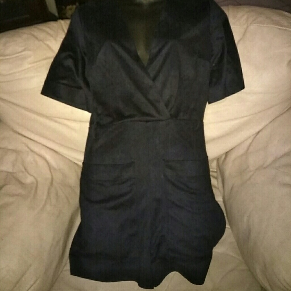 M.sz ZARA SUEDE CLOTH SHORT CRISSCROSS JUMPER