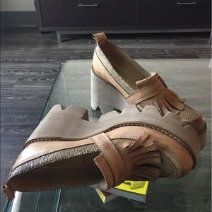 ❗️ONE HOUR SALE - Leather Wedges