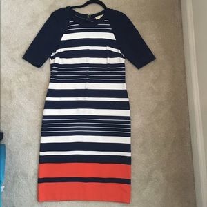 MK BODYCON DRESS-NAUTICAL STRIPE