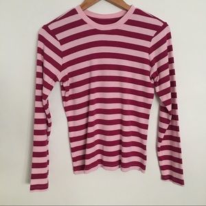 Striped Long Sleeve Top (Girls XL)