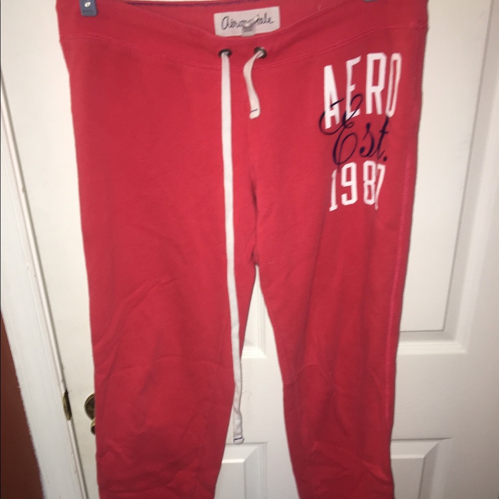 Pink sweatpants