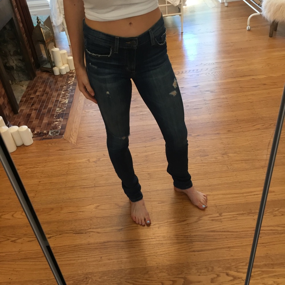 Joe's Jeans bootcut destroyed jeans