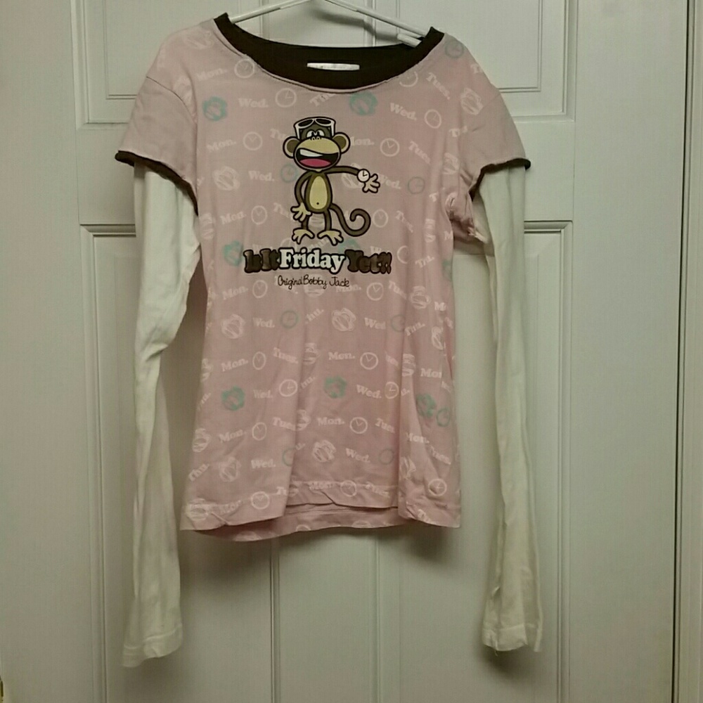 "Is it Friday yet" Bobby jack kids long sleeve tee