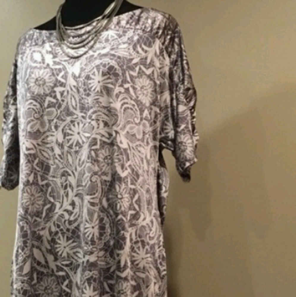 BANANA REPUBLIC Silky, Loose Fit Midi Dress