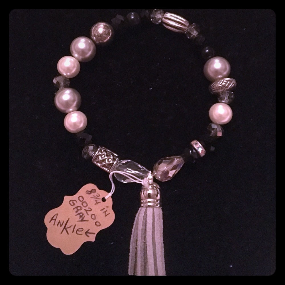 Ankle bracelet- hand made.